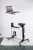 Import SOUING Indoor Fitness Exercise Bike Cycling Gear Indoor Equipment Sports Adjustable Exercise Bike With Table from China