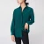Import Spring mulberry silk shirt women  long-sleeved square neck crepe de chine solid color shirt from China