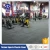 Stable performance difference sizes non-toxic rubber flooring tiles for gym and kids playground indoor use
