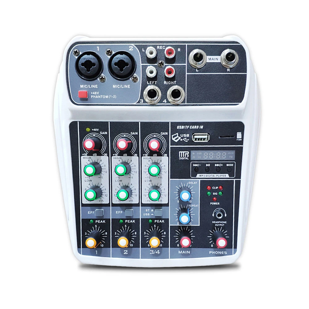 Stable Quality Sound Card Audio Interface Usb 2.0 Studio Mixer