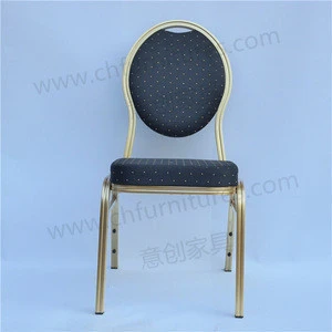 Stacking cheap dining chair oval back dining room furniture YC-ZL03-04
