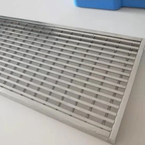 stainless 316 steel linear shower floor drain ,heel guard grate compact grating