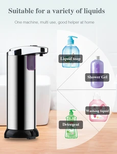 Stainless Steel Automatic Soap Dispenser Touchless Liquid Soap Dispenser Hand Soap Dispenser With Infrared Motion Sensor