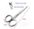 Import Stainless Steel Beauty Nose Scissor Nose Hair Scissors from China