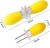 Import Stainless Steel Corn Cob Holders with Silicone Handle &amp; Convenient Butter Spreading Tool from China
