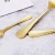 Import Stainless Steel Cutlery Set Dinner Knives Forks Spoons Set Gold Flatware Set from China