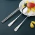 Import Stainless steel tableware smiling face spoon fork chopsticks 3 sets of student convenience box tableware from China
