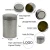 Import Star Packaging  Cosmetic Sample Screw Steel Top 4oz Round 120ml Luxury Black Round Aluminum Tin Cans from China