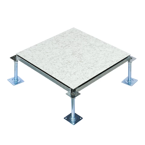 steel cementitious raised floor hpl steel panel PVC raised access floor