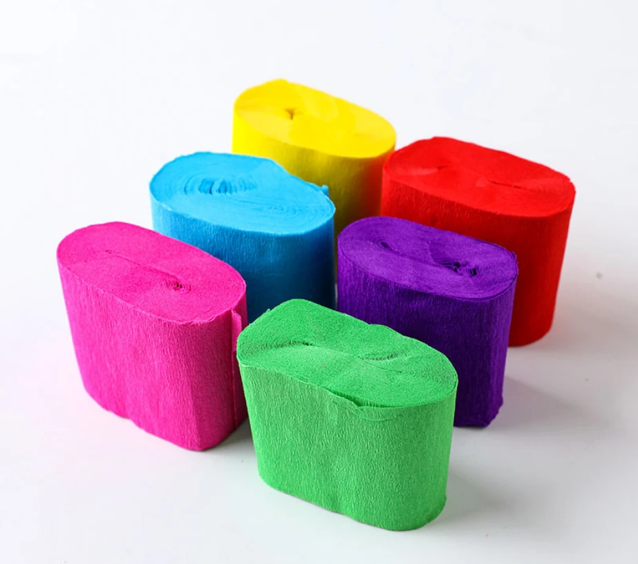 SterilizationBiodegradable eco-friendly handmade paper Craft color crepe paper