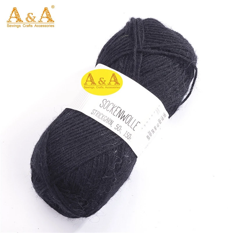 Stock crochet knitting yarn wool polyacryle yarn, yarn knitting hand for socks scarf