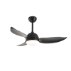 Strong wind power stable rotation multi speed adjustment three blade remote control ceiling fan