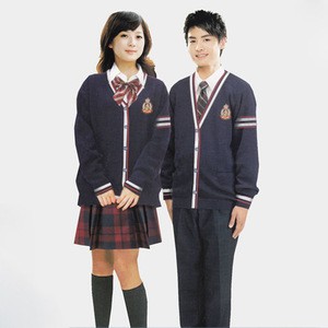 Student uniforms clothes with cheap price korean middle school uniform
