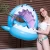 Import Summer Fun Baby Swimming Pool Toddler Float with Inflatable Canopy Shark Infant Pool Float for age 6-36 Months from China