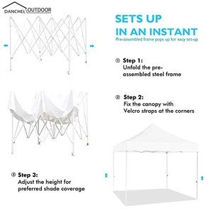 Sun protection  outdoor  frame trade show Event Marquee gazebos Canopy Pop Up Custom Printed Tents