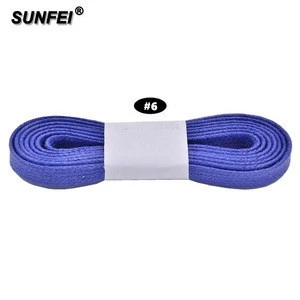 SunFei Extra Long Waxed Hockey Skating Quick Flat Sneaker Shoelace for Air Sneakers Canvas Boots - Accept Custom - 12 Colors