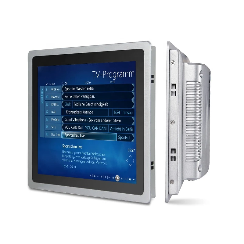 Sunlight Readable Outdoor IP65 Waterproof 3mm Bezel Industrial 10.4 inch touch screen monitor display