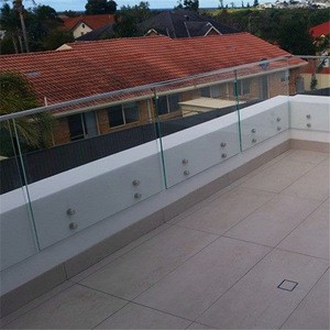 Super Clear laminated glass standoff stair balcony balustrade