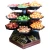 Import Supermarket single &amp; double-sided fruit and vegetable display stand, fruit and vegetable display rack with wheels from China