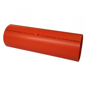 Supplier Orange PVC Plastic Tubes Price  Electric Conduits CPVC Pipes Fitting