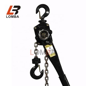 Suppliers 1.5 ton 2 ton 3 ton hand winch lever chain block lifting material ratchet chain lever hoist