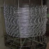 Supply galvanized barbed wire per meter length/ railway fence/ electro galvanized weight cheap barbed wire
