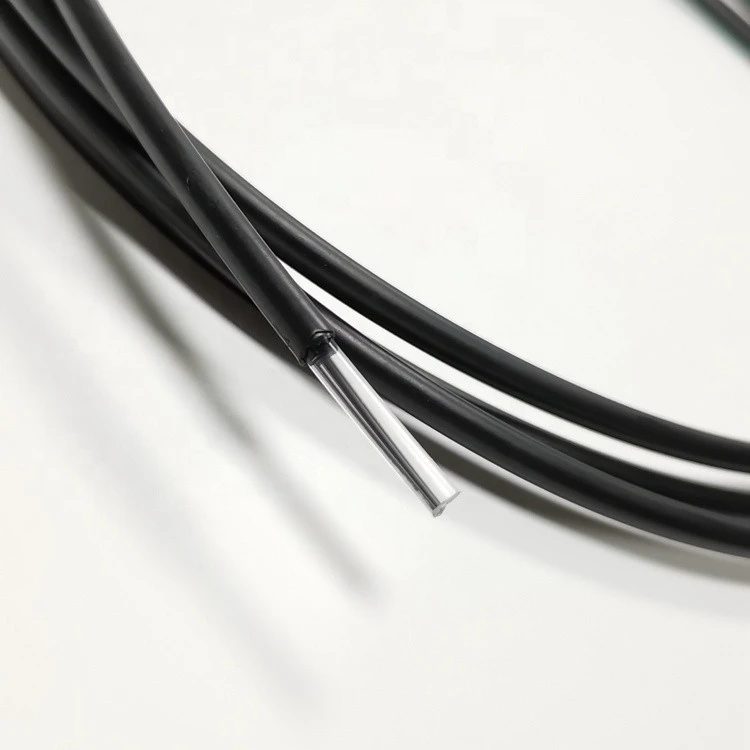 Supply High Quality  Black PE Fiber Optic Plastic Cable For Communication And  Transmission
