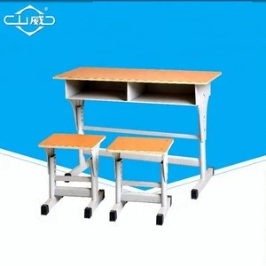 SW-K032 steel school furniture student school desk and chair