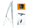 T-Sign X Type Banner Stand Foldable Tripod , horizontal x banner display stand