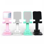 T9 Adjustable Cell Phone Stand Foldable Portable Desktop Table Stand Phone Holder Angle Height Adjustable Phone Stand Holder