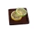 Table Decoration &amp; Accessories factory price oem laser logo handmade black walnut wooden coaster