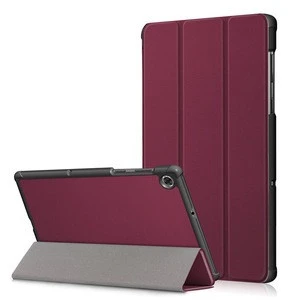 Tablet Cover Case For Lenovo Tab M10 FHD Plus TB-X606F TB-X606X Tri-fold Bracket Flip Covers