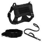Tactical Dog Harness Military Dog Harness Working Dog Vest Adjustable Training Vest Patrol Harness Large with Handle