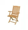 Teak Wood garden outdoor Folding Arm Chair furniture outdoor