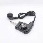 Temperature Adjusting Power Cord Factory Supplier Electric Grill Power Plug with Thermostat fryer