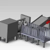 Ten-edge rubber bale cutter machine for smoke sheet rubber or rubber polymer