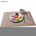 Teslin PVC elegant simple coffee table mat Placemat