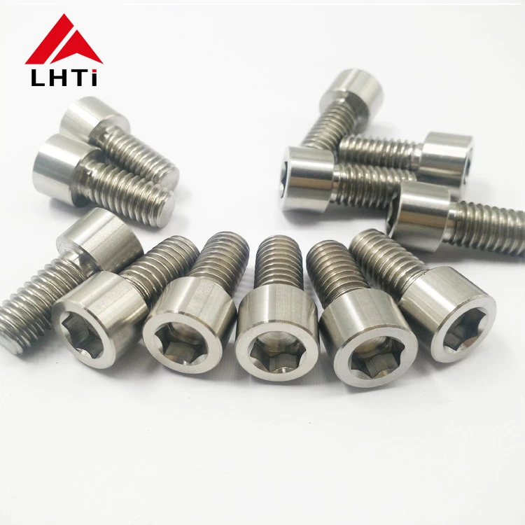 The plating bolt Gr2 m6 m8 m10 DIN912 titanium motorcycle allen screws