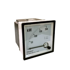 Three-Phase KW Analog Watt Active Power Panel Meter