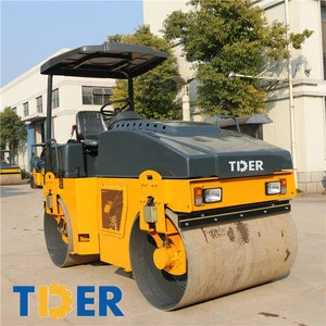 TIDER 4 ton mini vibratory compactor small road roller price