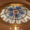 Tiffany style decorative stained glass for ceiling dome