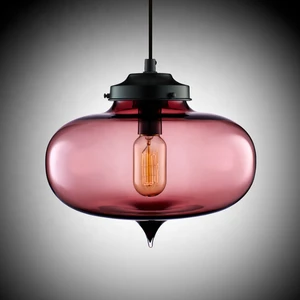Tonghua Mediterranean Style Colourful Filament Bulb Light Decorative Glass Pendant Lamp