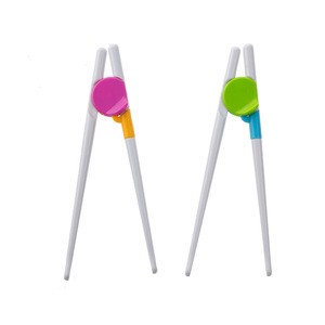 Top SellerNew Design 100% Food Grade Reusable Candy Color Baby Children Training ABS Chopsticks