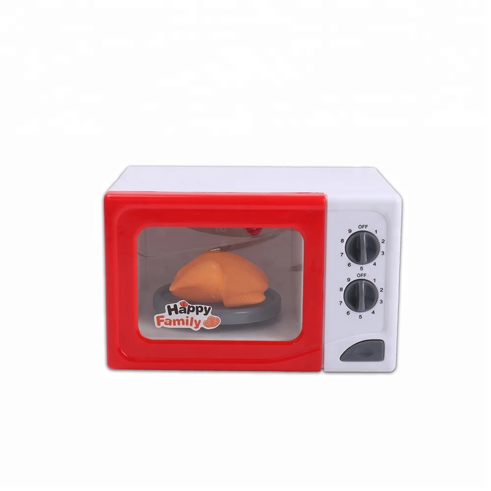 Toy kitchen play toy kid toy b/o microwave oven with light and sound