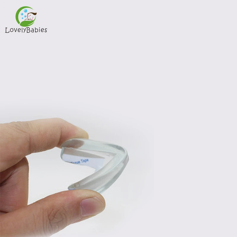 Transparent rubber protection angle baby safety protection products