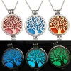 Tree Of Life Aromatherapy essential oil Diffuser Locket perfume Pendant Necklace