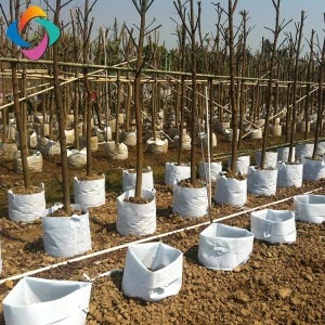 Tree planting grow bags / PP or Polyester Non woven geo bags / Geotextile bags