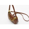Trendy Under-arm Bag Crocodile PU leather mini shoulder bag for women with metal chain strap