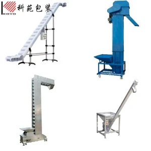 Ts Z Type Bucket Elevator for Granules, Screw Auger Elevator for Powder, High Angle Conveyor for Irregular Shape Products for Automatic Feeding and Lifting