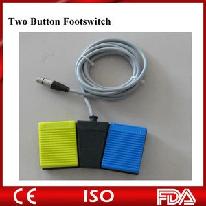 Two button foot pedal control/CE medical Foot Switch/electric foot pedal switch